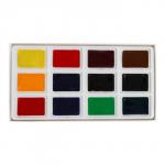 Акварель художественная в кюветах «ЗХК. Сонет. Ботаника», 12 цветов ? 2.5 мл