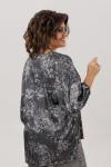 Блуза ANELLI 1665.1 графитовый гербарий