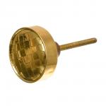 BLUMEN HAUS Ручка деревянная для мебели "Золотой слиток", цвет золотой