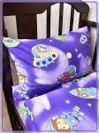 Детское постельное белье бязь Космолетики