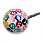 BLUMEN HAUS Ручка для мебели "Радужные пуговицы", цвет разноцветный