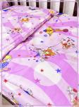 Детское постельное белье бязь Цирк вид 3 розовый