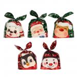 Набор подарочных мешков 20шт, 5 дизайнов, 13,5x22 см, пластик, арт.1