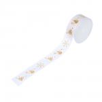 Лента для подарков новогодняя, 2,5 см x 2,7 м, полиэстер, арт.3, 6 диз.