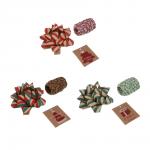 Набор тм СНОУ БУМ на подложке, бант 10 см, лента 10 м, шильд, бумага, 3 диз.