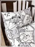 Детское постельное белье бязь Котовасия