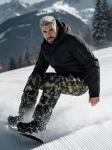 Горнолыжный костюм мужской зимний черного цвета 02412Ch