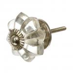 BLUMEN HAUS Ручка стеклянная для мебели "Хрусталь", цвет прозрачный