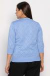 Блуза Нежный узор (голубая) Б14937-18М