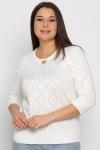 Блуза Нежный узор (молочная) Б14936-18М