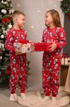 Детская новогодняя пижама Happyfox