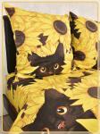 Постельное белье Шуйская бязь Кошки желтые 21994-1