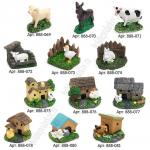 Фигурка миниатюрная "Курочка" 4,3*4*3,5 см (2 шт) SF-8049