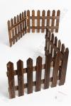 Заборчик декоративный, деревянный (SF-4408) коричневый