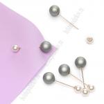 Брошь-игла  5,8 см (10 шт) SF-8105, серебро