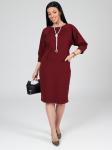 Вокал - платье бордовый