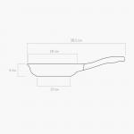 Сковорода с антипригарным покрытием, 20 см, NADOBA, серия MARGARET