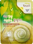 [3W CLINIC] Маска для лица тканевая МУЦИН УЛИТКИ Fresh Snail Mask Sheet, 23 гр