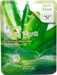 [3W CLINIC] Маска для лица тканевая АЛОЭ ВЕРА Fresh Aloe Mask Sheet, 23 гр