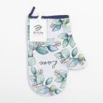 Варежка-прихватка «Flower mood» 20?28 см, саржа, 100% хлопок, ватин 250 г/м?