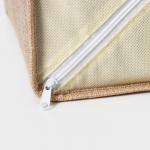 Короб для мелочей LaDо?m «Франческа», 3 выдвижных ящика, 30?20?28 см, бежевый