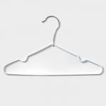 Плечики - вешалки для одежды Доляна, 29.5?17.5 см, 10 шт., детские, антискользящее покрытие, белые