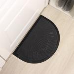 Коврик влаговпитывающий придверный полукруглый с окантовкой Доляна «Welcome. Арки», 40?60 см, цвет МИКС