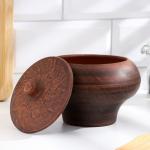 Горшок для жаркого «Классика», 600 мл, красная глина