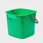Ведро для уборки, 5.6 л, 22?23?18.7 см, зелёное