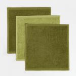 Набор махровых полотенец All you need is relax, 30?30 см - 3 шт., 340 г/м?, 100% хлопок