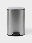 Ведро мусорное с педалью St?lz, 12 л, нержавеющая сталь, хром матовый
