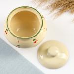 Горшок для запекания Псковский гончар «Кантри», 500 мл, керамика, бежевая