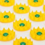 Аппликатор «Кузнецова», 144 колючки, спанбонд, 26?56 см, жёлтый.