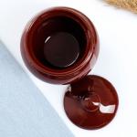 Горшок для запекания Псковский гончар «Стандарт», 500 мл, керамика, коричневый