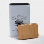 Банка для сахара «Дом и поле», 1.8 л, 19?12?8 см, жесть, белая