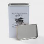 Банка для сахара «Дом и поле», 1.8 л, 19?12?8 см, жесть, белая