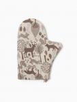 Варежка-прихватка Доляна Forest dwellers 20?27 см, 100% хл, ватин 250 г/м?