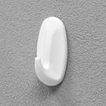 Крючки самоклеящиеся, круглые, с системой бесследного удаления, набор, 2.5?5.5 см, 3 шт.