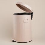 Ведро для мусора SL Home, 12 л, 27?32?43 см, бежевое