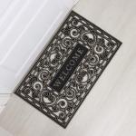 Коврик придверный Доляна Welcome, резиновый, 45?75 см