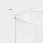 Банка для сыпучих BellaTenero «Эко. Квадратная», 1.5 л, 10?21 см, с бамбуковой крышкой, стекло, прозрачная