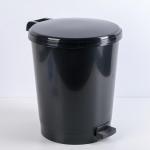 Ведро для мусора с педалью «Эконом», 12 л, с педалью, МИКС
