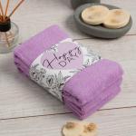 Набор махровых полотенец Happy day, 30?30 см - 3 шт., 340 г/м?, 100% хлопок