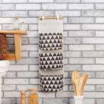 Кармашек текстильный «Треугольники», 3 отделения, 58?20±2 см