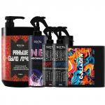 Комплекс интенсивного салонного ухода (Многофункциональный уход для всех типов волос NEMOCHALKA (400мл) + Концентрат Красный 200 мл + Концентрат СинКомплекс интенсивного салонного ухода (Многофункциональный уход для всех типов волос NEMOCHALKA (400мл) + К