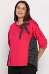 Блуза Федерика (малиново-черная) Б14990-18М