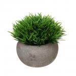 LADECOR Искусственная зелень в кашпо, 9,5x9,5x11,5 см, пластик, целлюлоза, 2 цвета