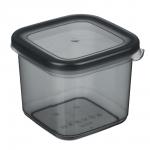 Ёмкость для сыпучих продуктов 0,7л 110х105х95мм, пластик, графит