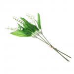 LADECOR Цветок искусственный ландыш, 35 см, ткань, пластик