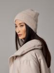 Шапка одинарная с пухом енота PR 25009